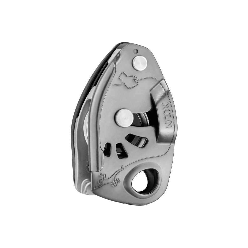 PETZL NEOX Belay Device with Cam-Assisted Blocking, 235g, 8.5-11mm Rope Compatibility