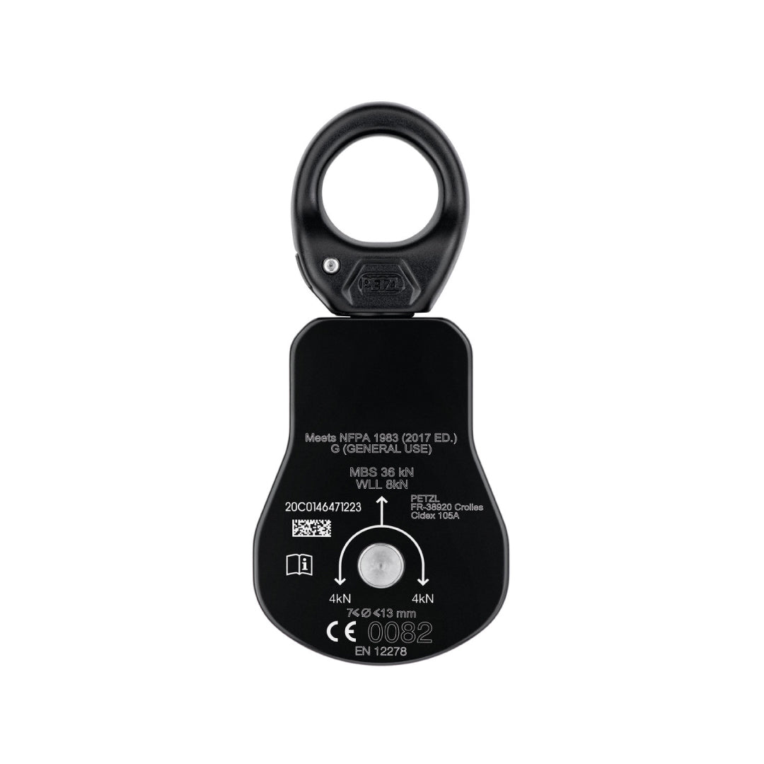 PETZL Unisex Spin L1 Swivel Pulley - Lightweight, Durable & High Efficiency