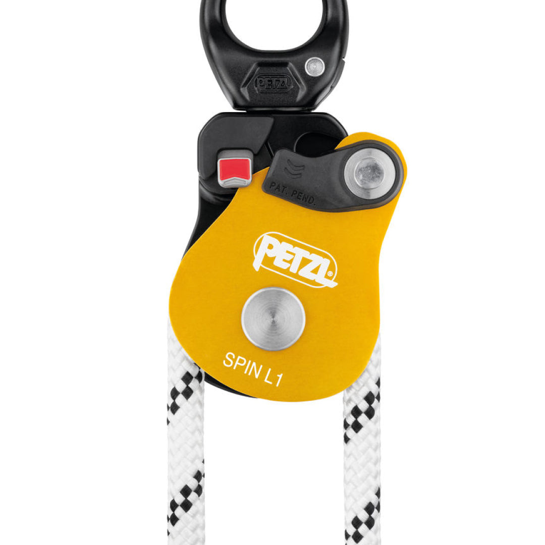 PETZL Unisex Spin L1 Swivel Pulley - Lightweight, Durable & High Efficiency