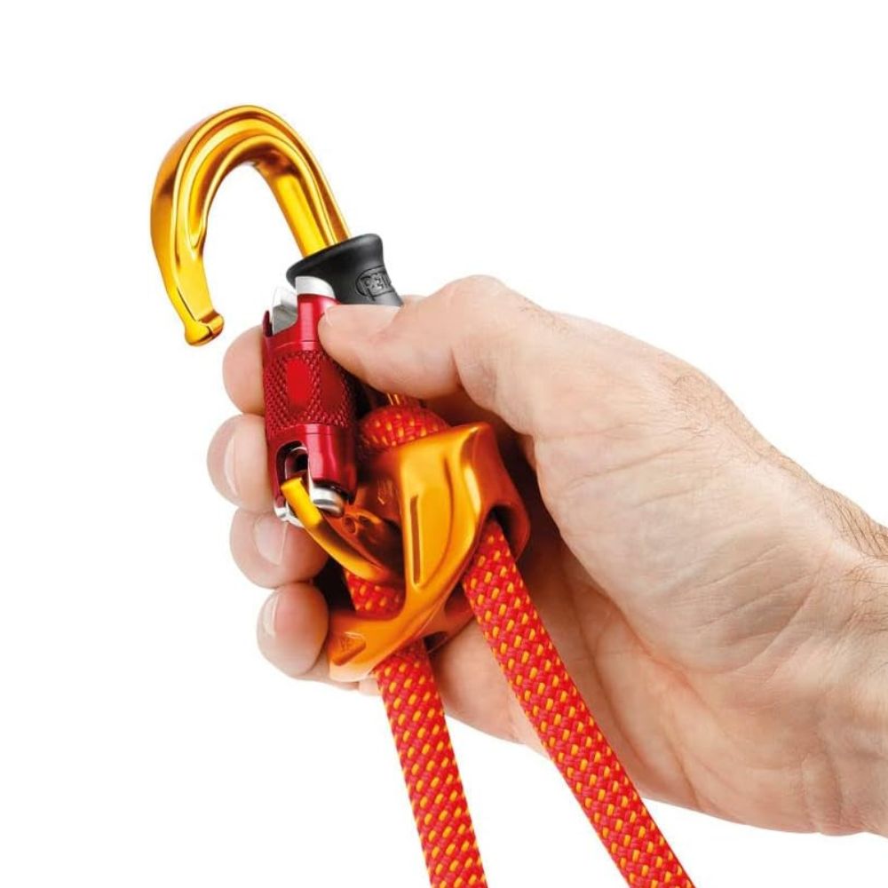 PETZL NEOX Belay Device with Cam-Assisted Blocking, 235g, 8.5-11mm Rope Compatibility