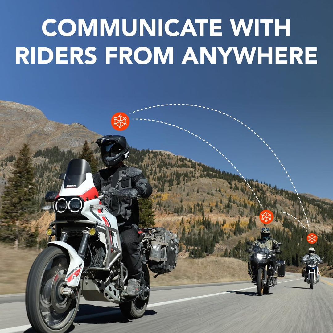 Sena 60S Motorcycle Communication Headset with Bluetooth and Mesh Intercom